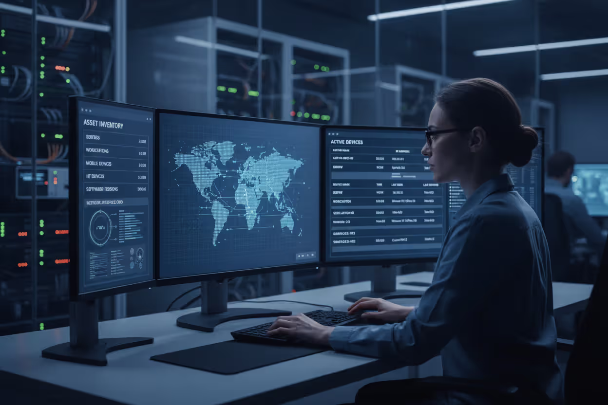 IT asset inventory and vulnerability assessment in a corporate environment