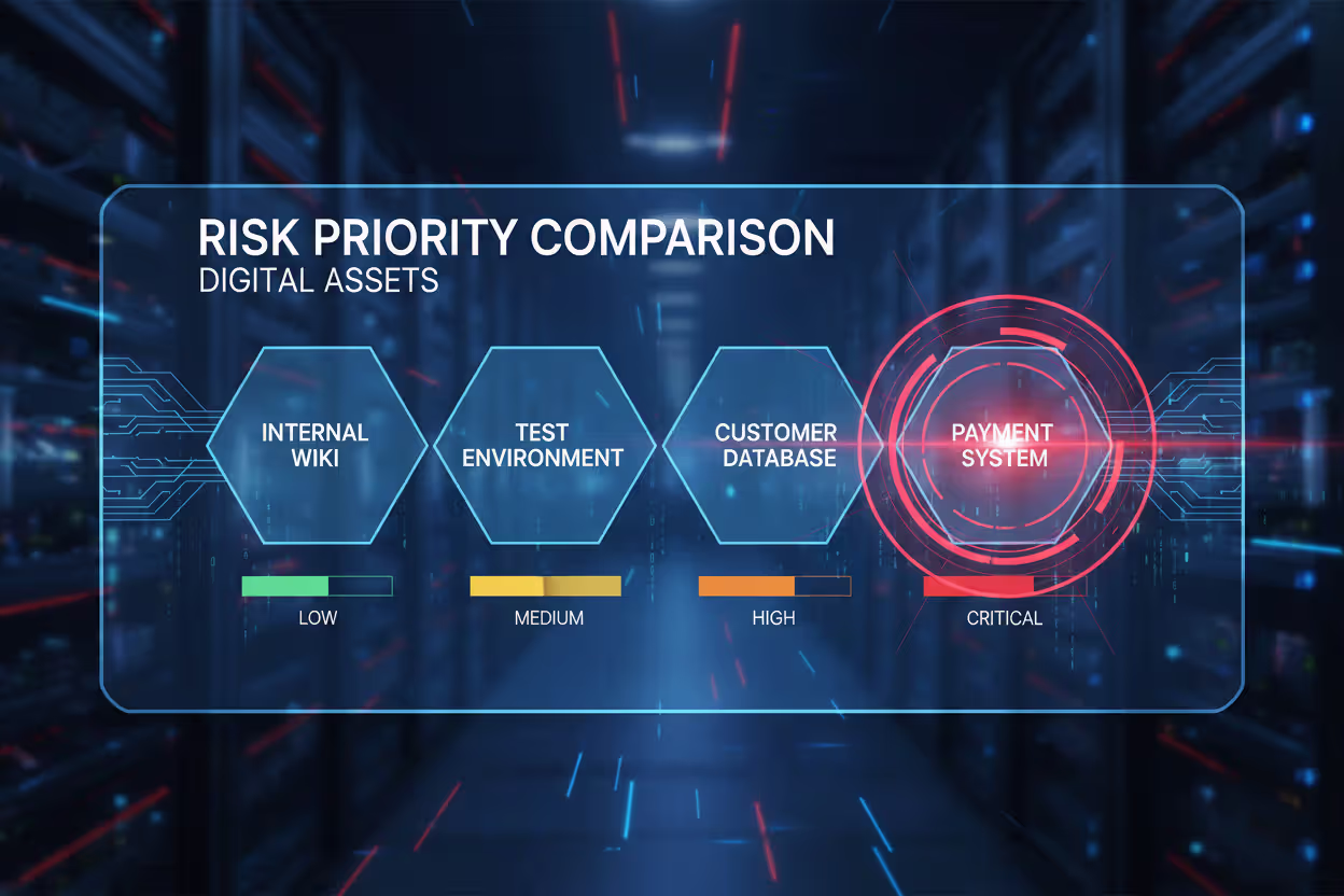 Risk-based prioritization of vulnerabilities across business systems