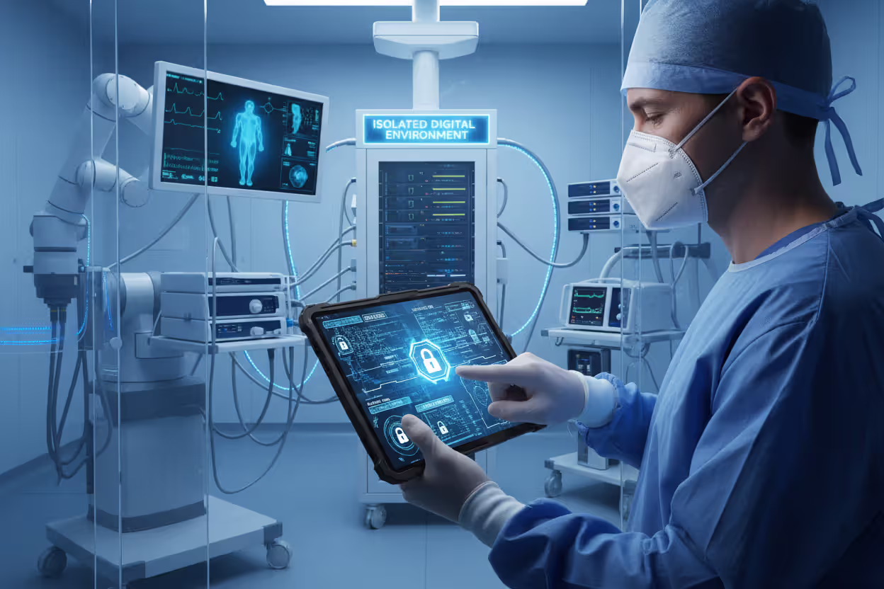 Secure mobile access to healthcare data in a zero trust environment