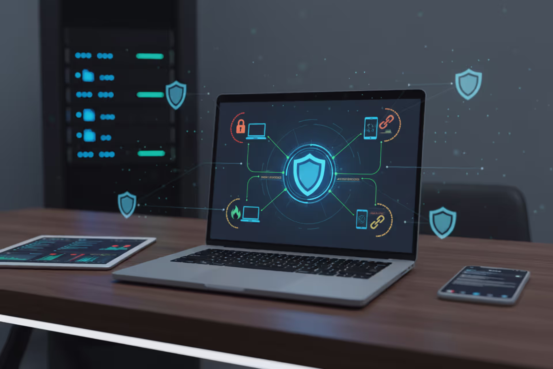 Endpoint security protection across multiple connected devices