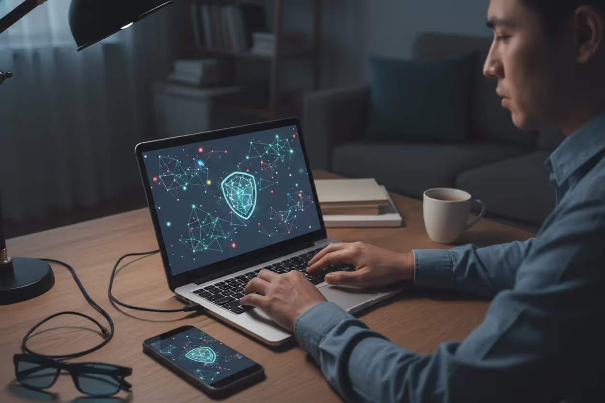Remote worker using endpoints in a higher-risk environment