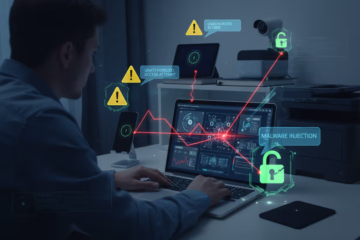 Multiple business endpoints exposed to cybersecurity threats