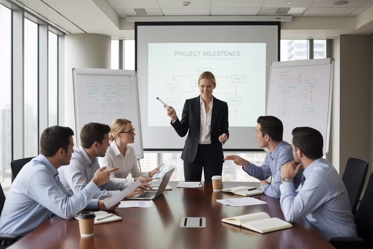 Facilitator guiding a distracted cybersecurity exercise discussion back on track