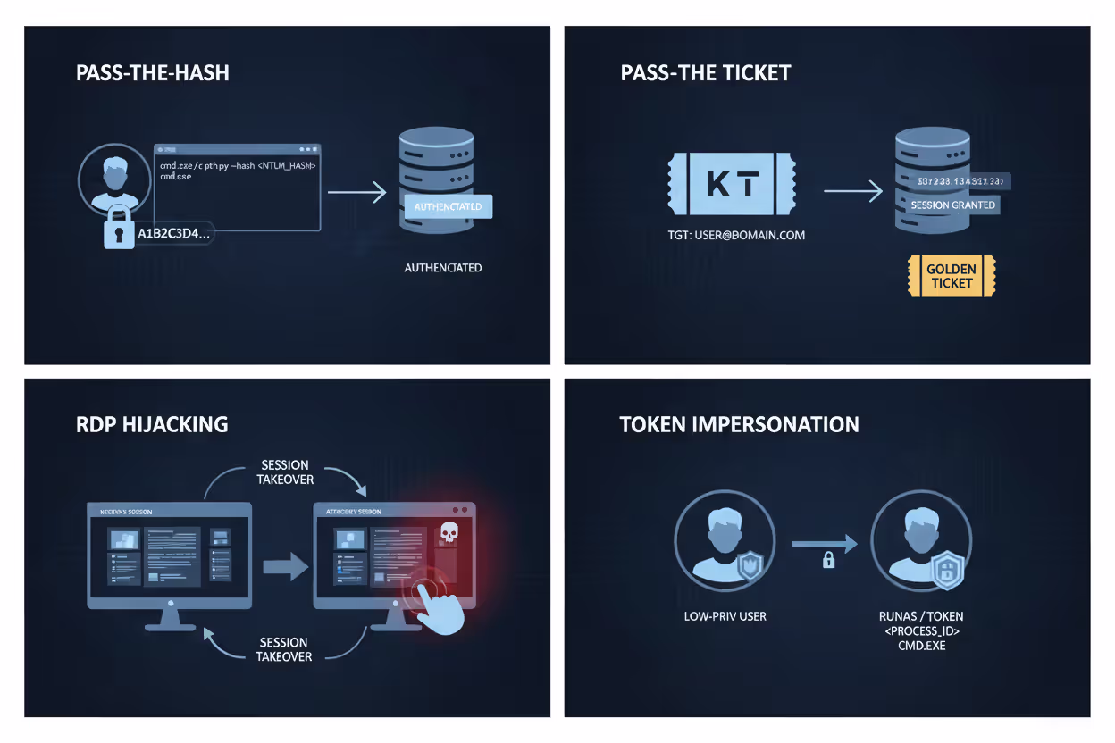 Common lateral movement techniques in Windows environments