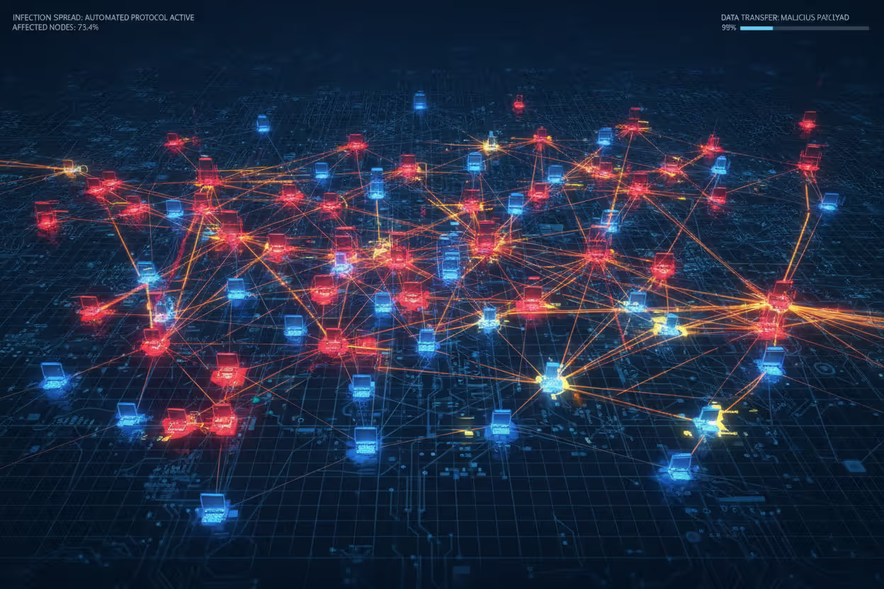 Malware spreading rapidly across enterprise systems